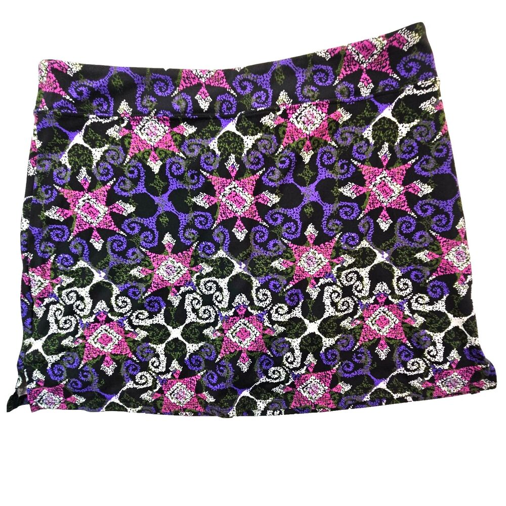 Tranquility Geometric Patterned Size Medium Skort Athletic Sporty Casual Tennis